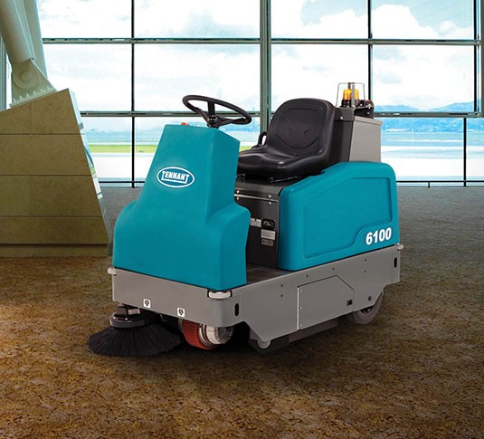 6100 Sub-Compact Battery Ride-On Floor Sweeper alt 8